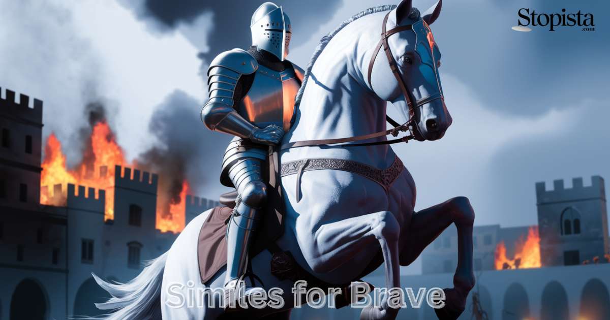 Similes for Brave