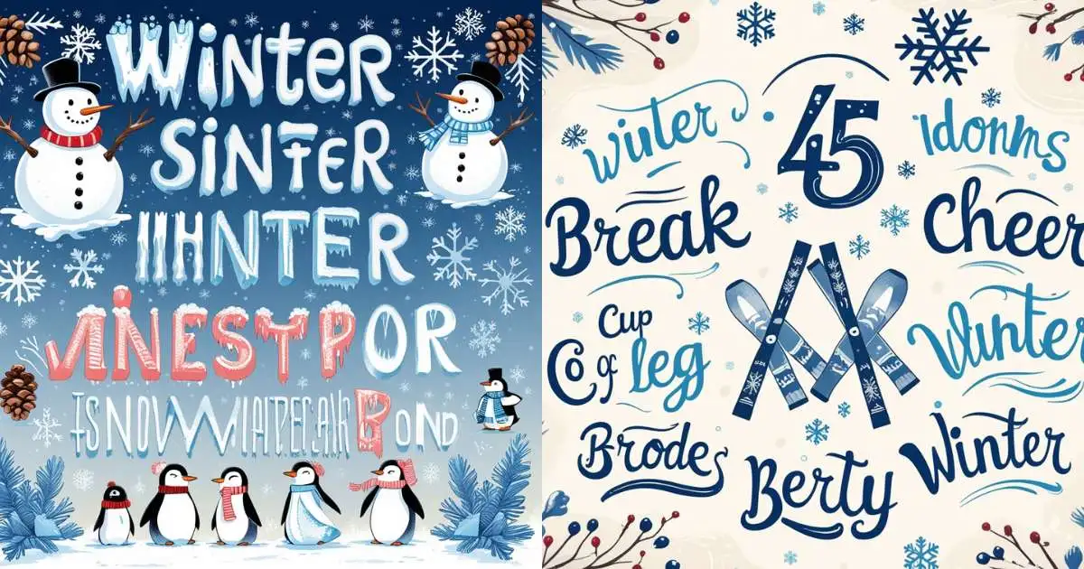 Idioms for Winter