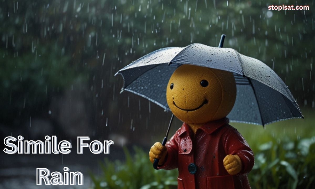 Simile for Rain