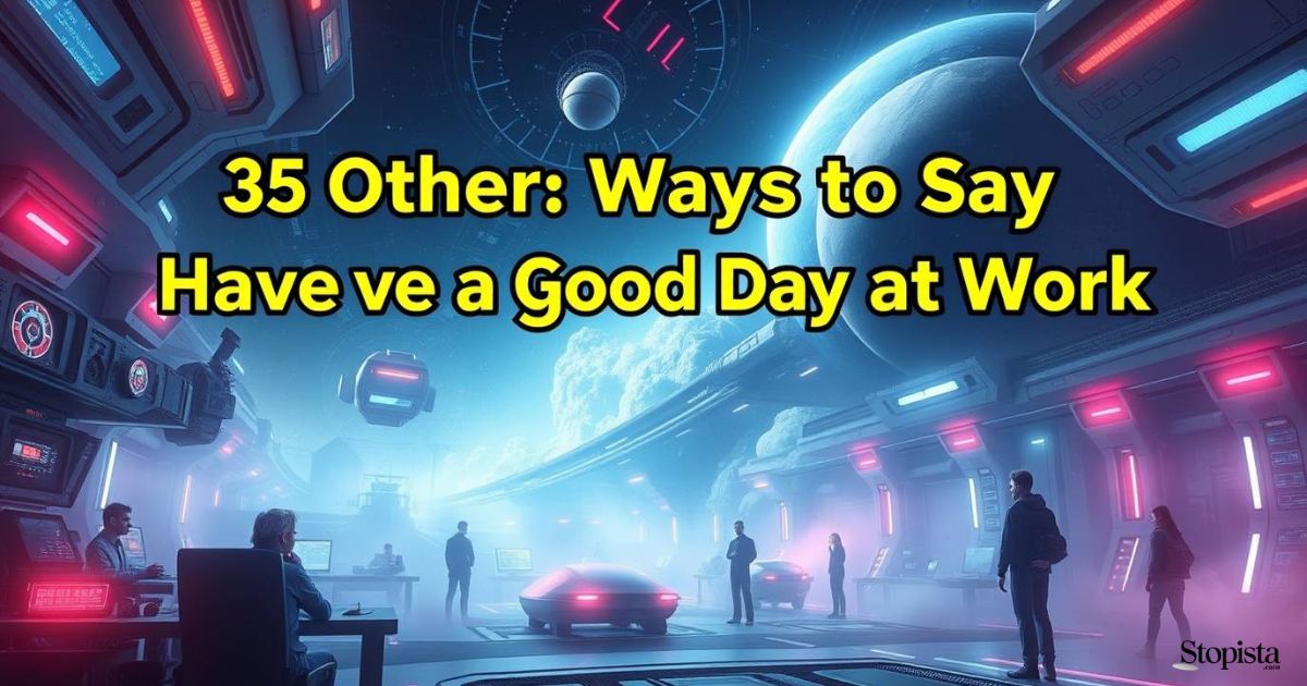 Other Ways to Say Have a Good Day at Work